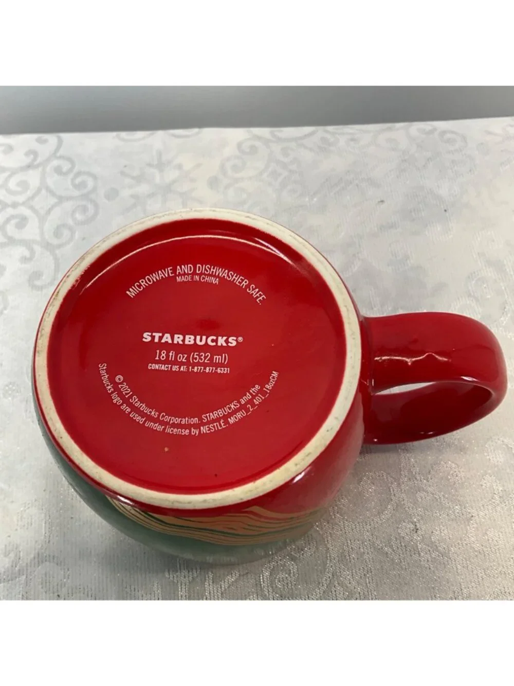 Starbucks 18oz capacity